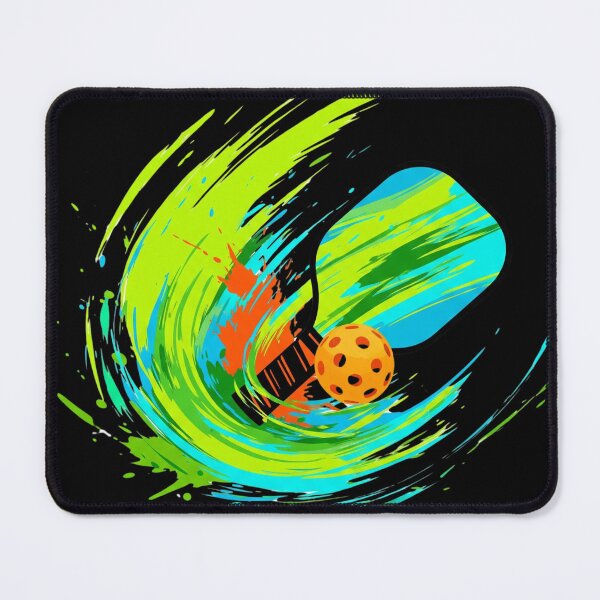 Item preview, Pickleball Racket & Ball Watercolor Art designed and sold by Dill with it.