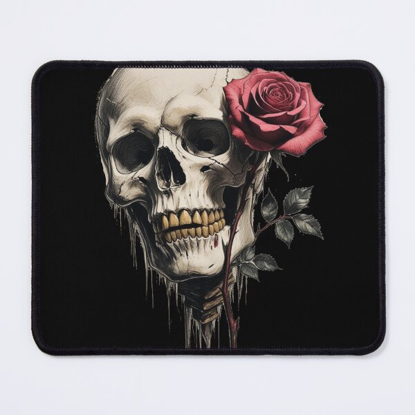 Item preview, skull flower designed and sold by Mauvais Genre.