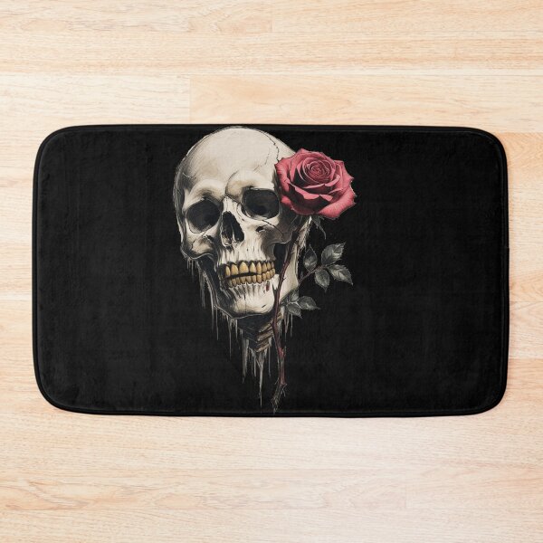 Item preview, skull flower designed and sold by Mauvais Genre.