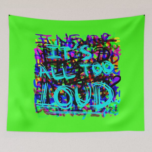 Item preview, TURN MY BRAIN DOWN designed and sold by Eclectic Soul Art Co..