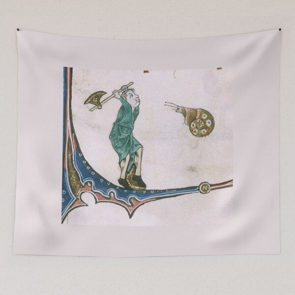 Item preview, "The Farmer and His End", medieval painting, 7th century AD designed and sold by PatronesKawai.