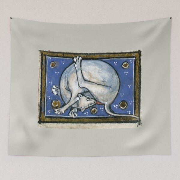 Item preview, "Del Micho and his dishonest toilet", medieval painting, 7th century AD designed and sold by PatronesKawai.