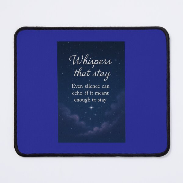 Item preview, Celestial Echoes - "Whispers That Stay" Typography Art designed and sold by Serendipity Woksape.