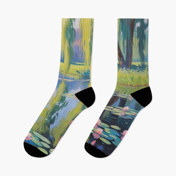 Item preview, Landscape - Forest, Lake, Trees, Willows, Watter Lilly  designed and sold by AlinaSCorner.