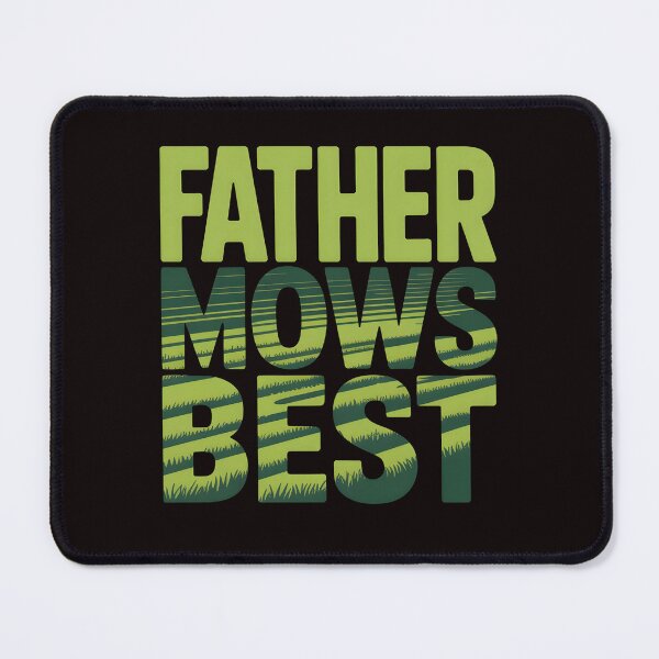 Item preview, Father Mows Best Gardener Dad Lawn Care – Striped Lawn Shirt designed and sold by Slavicsoul.