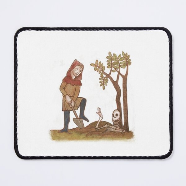 Item preview, "Digging Deep for the Dead Gobber", medieval painting, 7th century AD designed and sold by PatronesKawai.
