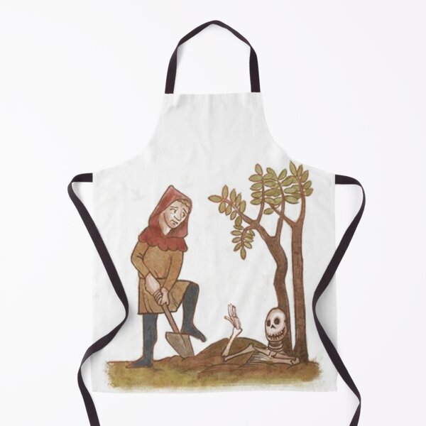Item preview, "Digging Deep for the Dead Gobber", medieval painting, 7th century AD designed and sold by PatronesKawai.