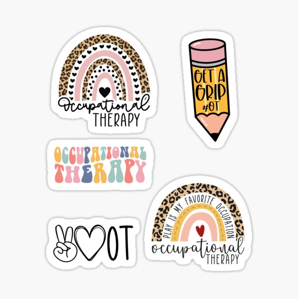 Item preview, Cute Occupational Therapy Stickers – Occupational Therapist OT designed and sold by BestAesthetics1.