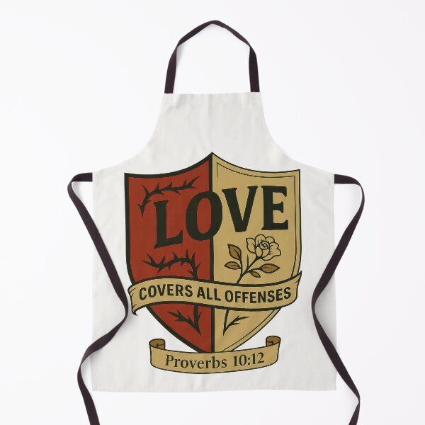 Item preview, Proverbs 10:12 – Love Covers All Offenses Bible Verse designed and sold by SimplySelim.