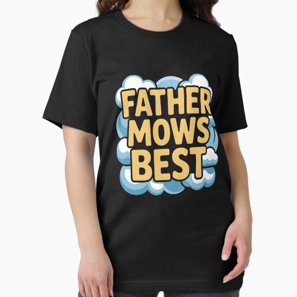 Item preview, Father Mows Best Gardener Dad Lawn Care – Sky Style Lawn Shirt designed and sold by Slavicsoul.