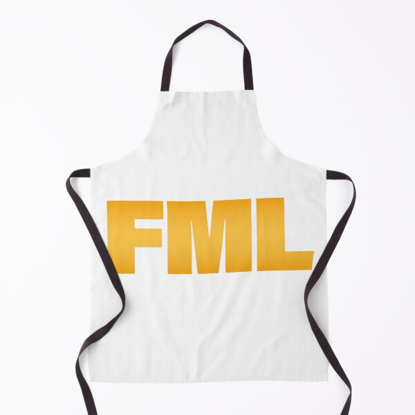 Item preview, FML in Yellow BOLD Typography designed and sold by Memes N Lore .
