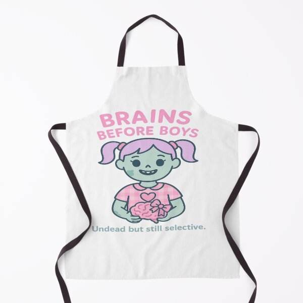 Item preview, Brains Before Boys designed and sold by PastimeMastery.
