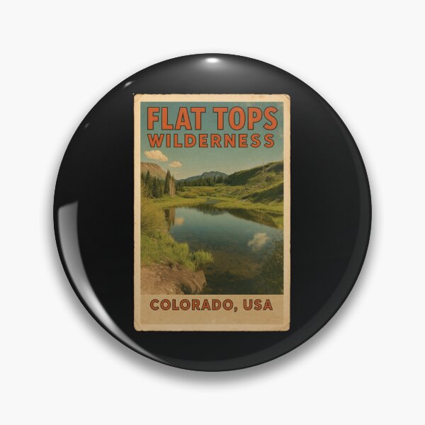 Item preview, Vintage Postcard of the Flat Tops Wilderness in Colorado designed and sold by JRRouse.