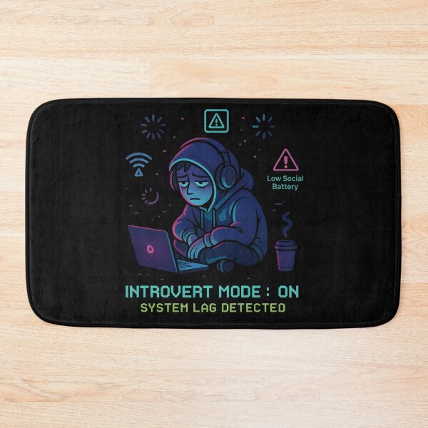 Item preview, Introvert Mode: System Lag Detected designed and sold by MysticArtisan.