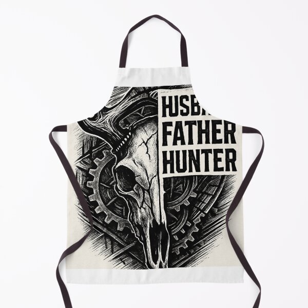 Item preview, "Husband Father Hunter Deer Skull Tattoo Shirt – Rugged Outdoorsman Design" designed and sold by Cgriffin18.