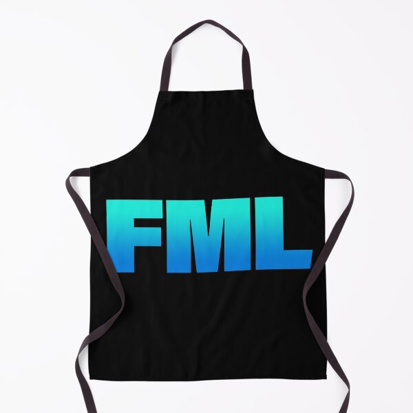 Item preview, FML in Blue and Teal BOLD Typography designed and sold by Memes N Lore .