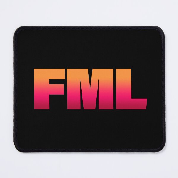 Item preview, FML in Red Hot BOLD Typography designed and sold by Memes N Lore .