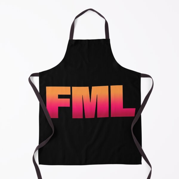 Item preview, FML in Red Hot BOLD Typography designed and sold by Memes N Lore .