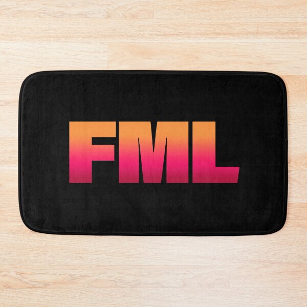 Item preview, FML in Red Hot BOLD Typography designed and sold by Memes N Lore .
