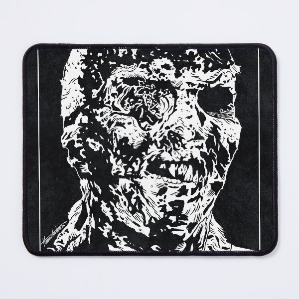 Item preview, WORM EYED ZOMBIE - Zombie (Black and White) designed and sold by FamousWeirdosRB.