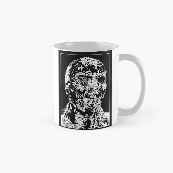 Item preview, WORM EYED ZOMBIE - Zombie (Black and White) designed and sold by FamousWeirdosRB.