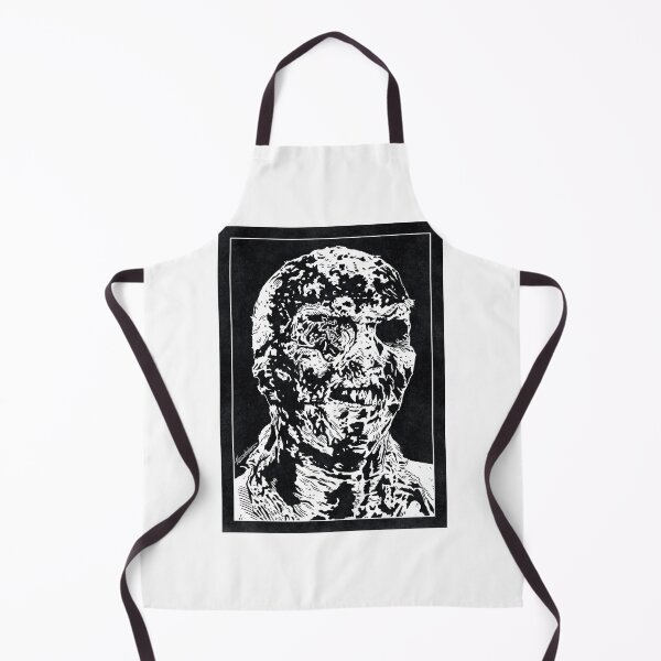 Item preview, WORM EYED ZOMBIE - Zombie (Black and White) designed and sold by FamousWeirdosRB.