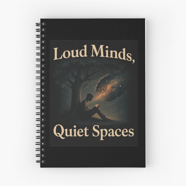 Item preview, Loud Minds, Quiet Spaces designed and sold by Neonyx2020.