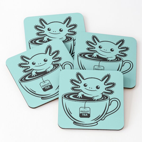 Artikelvorschau, Axolotl in Teetasse - Axolot-Tee entworfen und verkauft von theartfulaspie.
