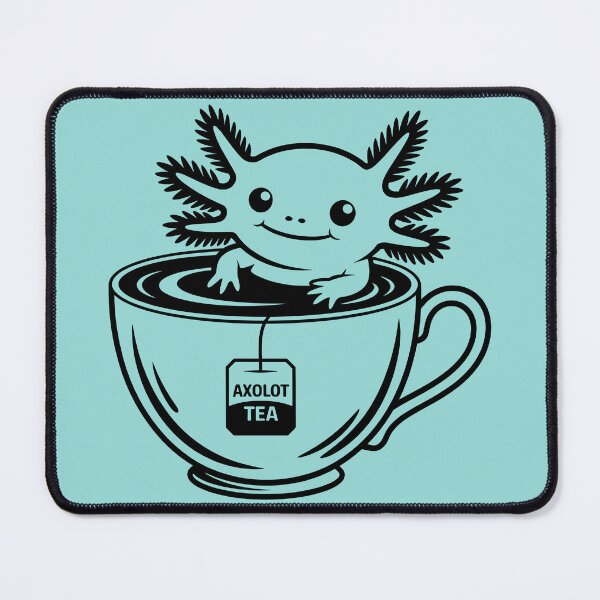 Item preview, Axolotl in Tea Cup - Axolot-Tea designed and sold by theartfulaspie.