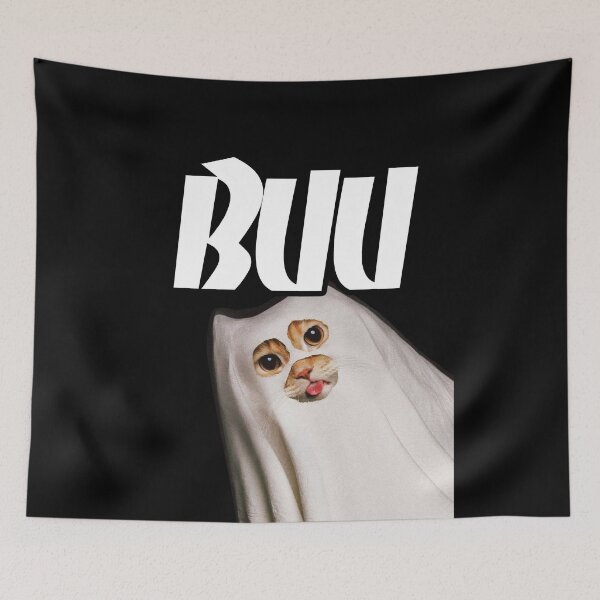 Item preview, BUU ghost cat! designed and sold by Blck-Acid-Devil.