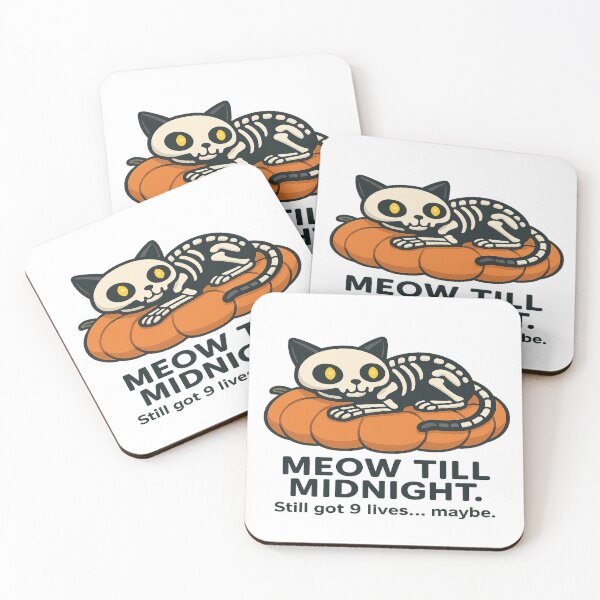 Item preview, Meow Till Midnight designed and sold by PastimeMastery.