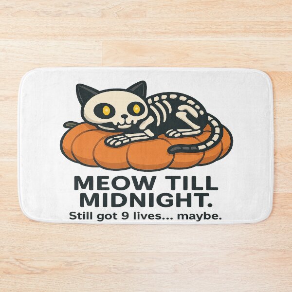 Item preview, Meow Till Midnight designed and sold by PastimeMastery.