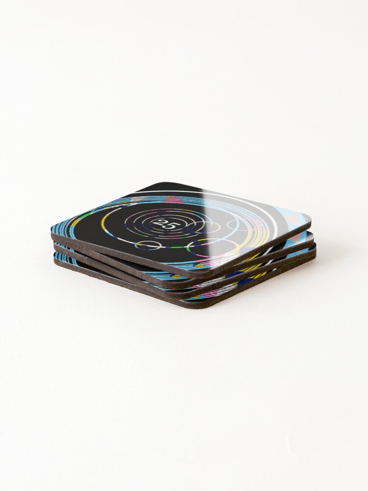 Thumbnail 4 of 5, Coasters (Set of 4), Orbit 25 designed and sold by Roco47.