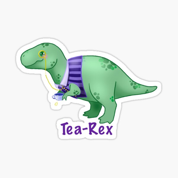 Item preview, Tea rex designed and sold by VraptorDoodles.