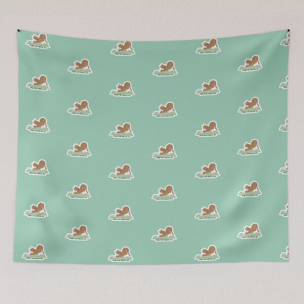 Item preview, "Time For Meow-Ga" Cat Yoga Pun designed and sold by cute-and-punny.