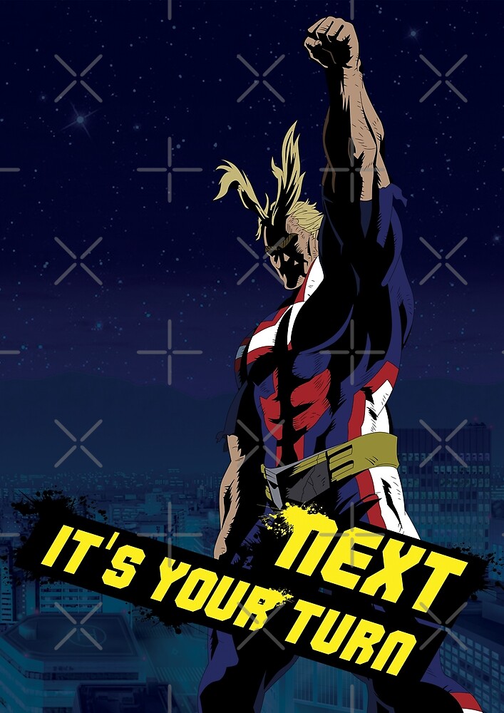 All Might Boku No Hero By Fantasylife Redbubble