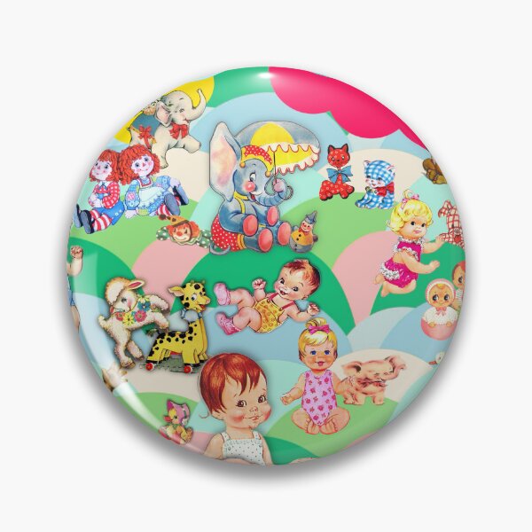 Item preview, Babes in toy land! Collage art. designed and sold by CirqueBizerk.