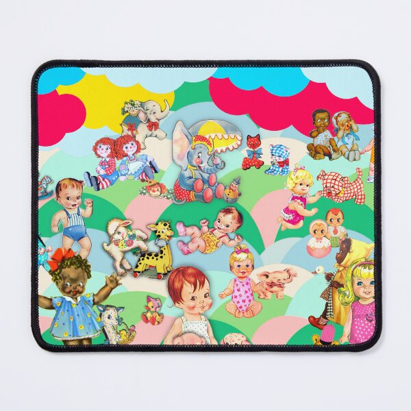 Item preview, Babes in toy land! Collage art. designed and sold by CirqueBizerk.