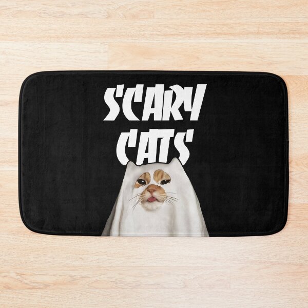 Item preview, scary cat ghost designed and sold by Blck-Acid-Devil.
