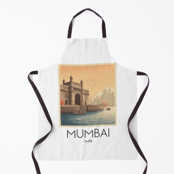 Item preview, A Vintage Illustration of Mumbai - India designed and sold by GoodOldVintage.