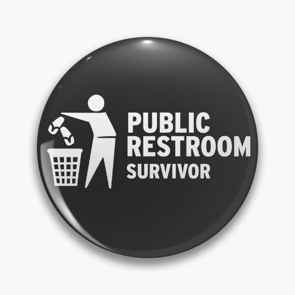 Item preview, Public Restroom Survivor designed and sold by visualcraftsman.