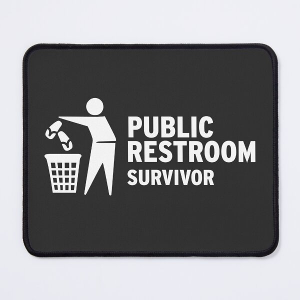Item preview, Public Restroom Survivor designed and sold by visualcraftsman.