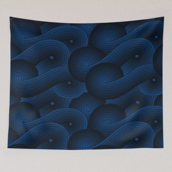 Item preview, Midnight Waves designed and sold by Rad Yellow & Blue.