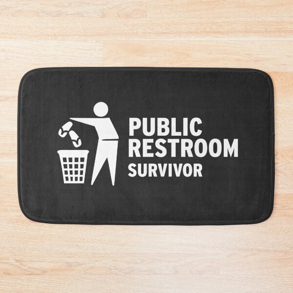 Item preview, Public Restroom Survivor designed and sold by visualcraftsman.
