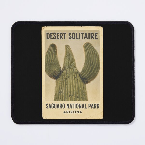 Item preview, Desert Solitaire, Saguaro National Park, retro, vintage worn design designed and sold by JRRouse.