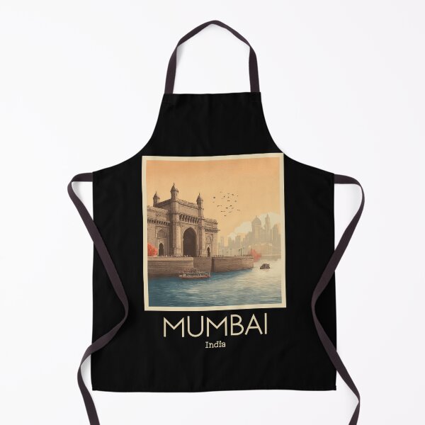 Item preview, A Vintage Illustration of Mumbai - India designed and sold by GoodOldVintage.