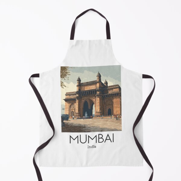 Item preview, A Vintage Illustration of Mumbai - India designed and sold by GoodOldVintage.