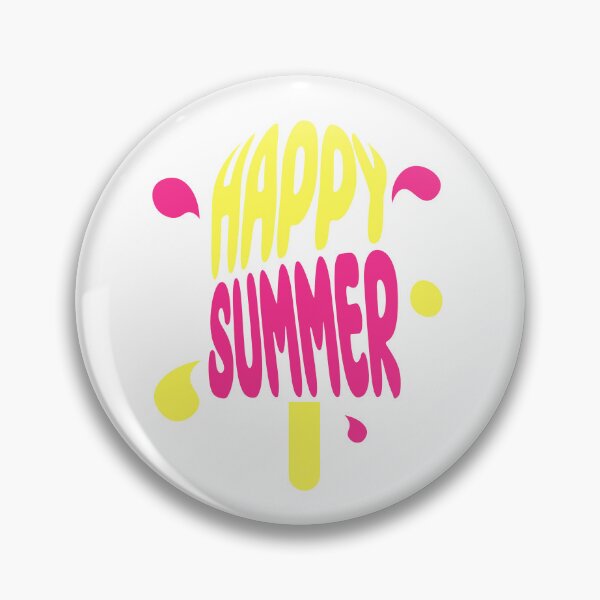 Item preview, Happy summer - bright summer inscription designed and sold by Tsvirish.