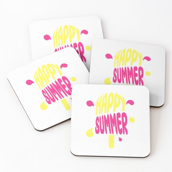 Item preview, Happy summer - bright summer inscription designed and sold by Tsvirish.