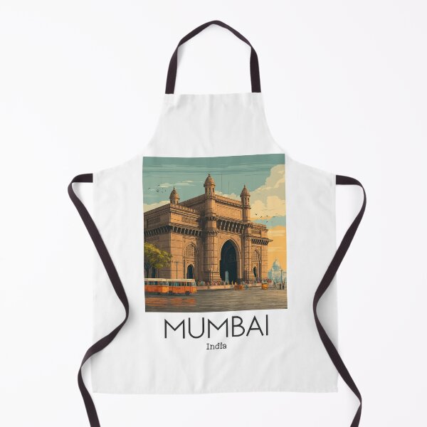 Item preview, A Vintage Illustration of Mumbai - India designed and sold by GoodOldVintage.
